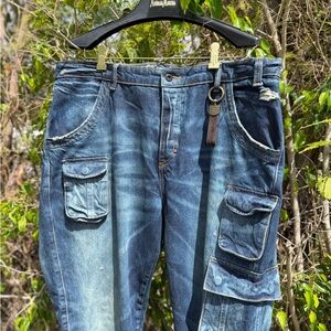 PRPS Men's Straight Jeans in Blue